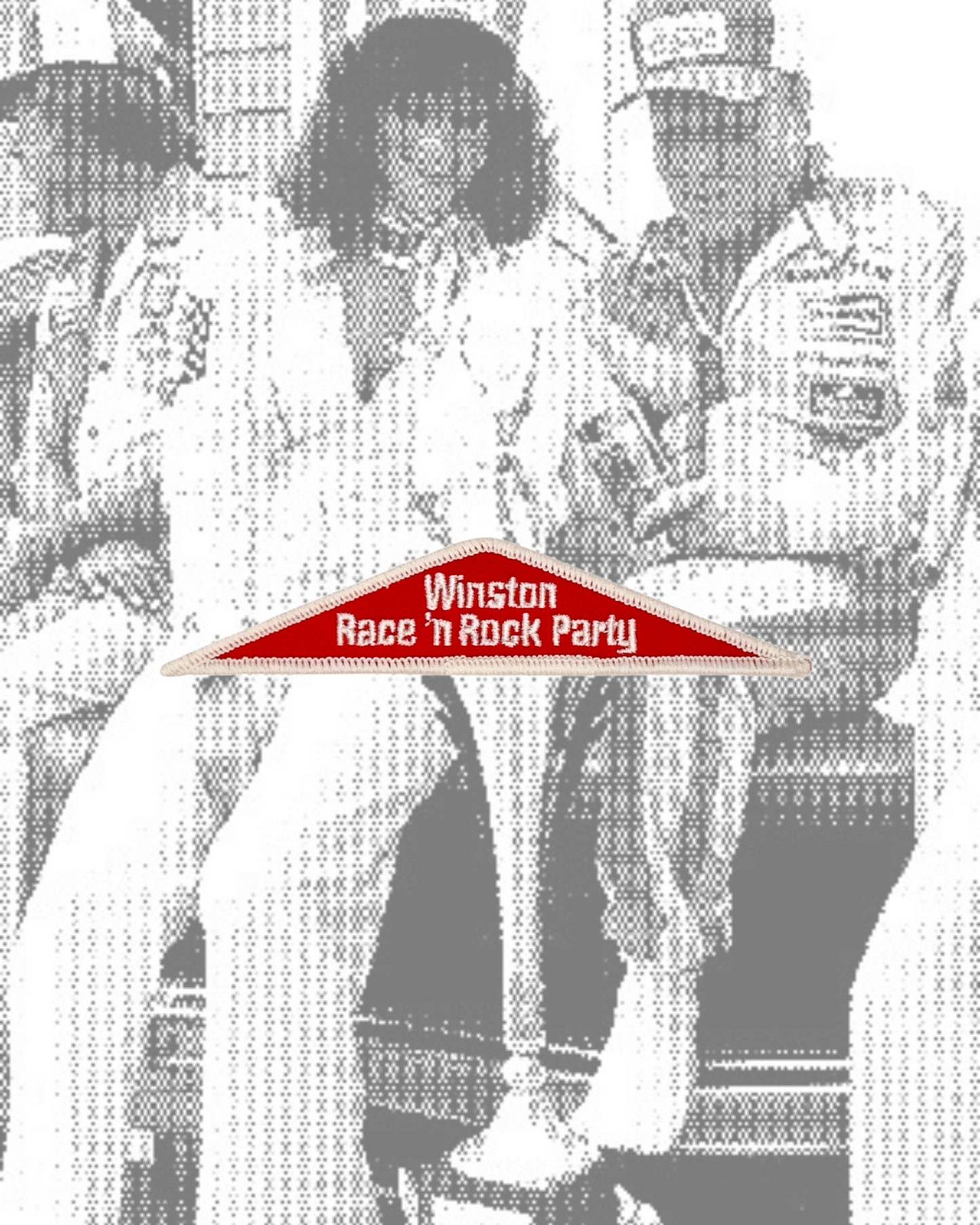 Vintage NASCAR Winston Race 'n Rock Party Patch