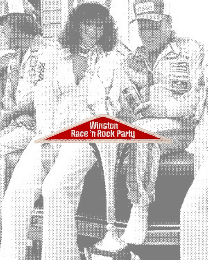 Vintage NASCAR Winston Race 'n Rock Party Patch