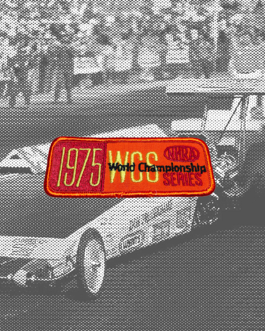 Vintage 1975 NHRA World Championship Series Patch