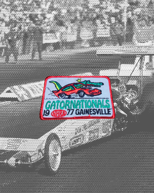 Vintage 1977 NHRA Gainesville GatorNationals Patch