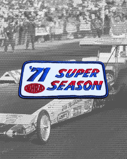 Vintage 1971 NHRA Super Season Patch