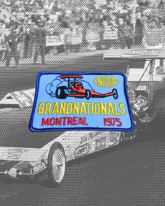 Vintage 1975 NHRA Montreal GrandNationals Patch