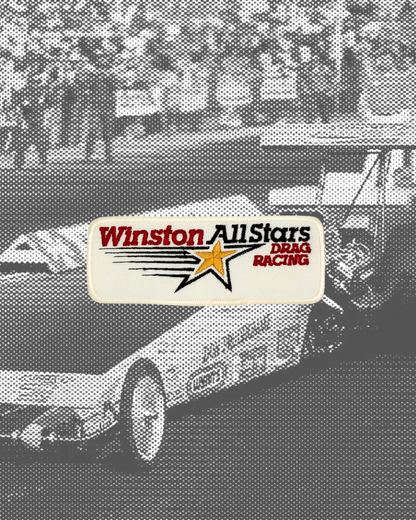Vintage Winston All Stars Drag Racing Patch