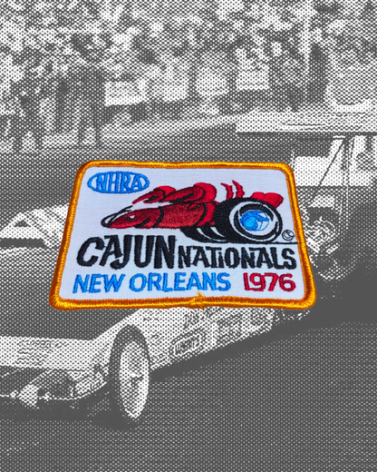 Vintage 1977 NHRA New Orleans Cajun Nationals  Patch