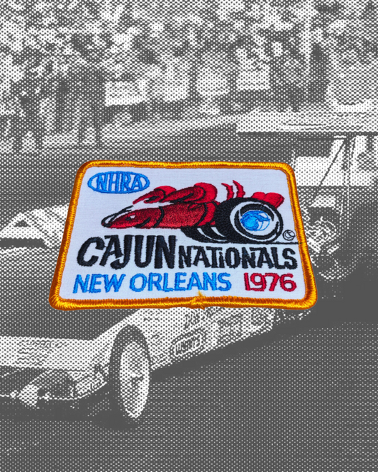 Vintage 1977 NHRA New Orleans Cajun Nationals  Patch