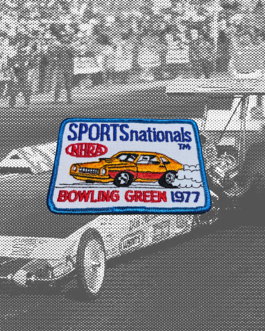 Vintage 1977 NHRA SPORTSnationals Bowling Green Patch
