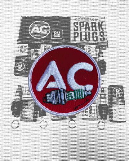 Vintage AC Spark Plugs Patch