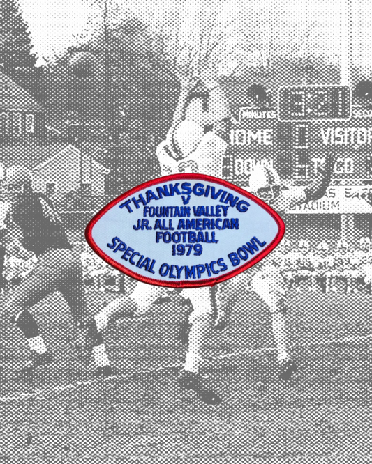 Vintage 1979 Thanksgiving Special Olympics Bowl Patch