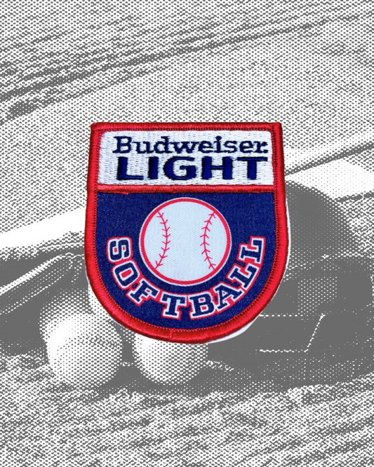 Vintage Budweiser Light Softball Patch