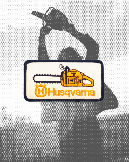Vintage Style Husqvarna Equipment Patch