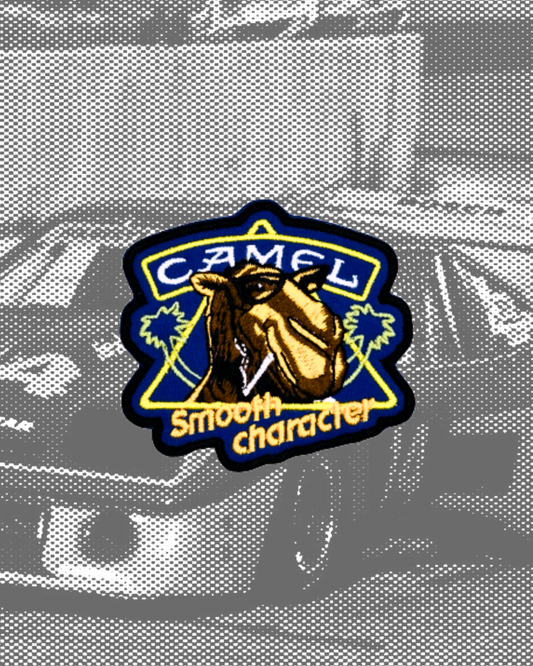 Vintage-Style Camel Smooth Character Patch