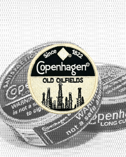 Vintage-Style Copenhagen Tobacco Old Oilfields Patch