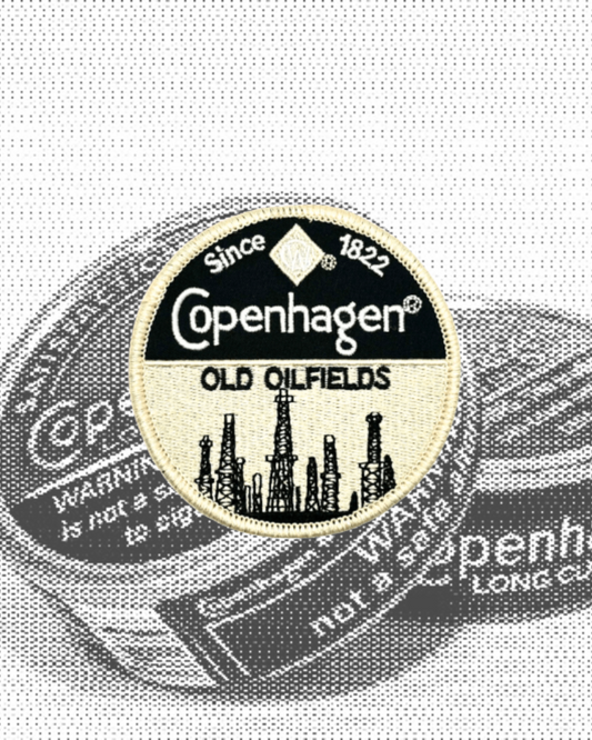 Vintage-Style Copenhagen Tobacco Old Oilfields Patch