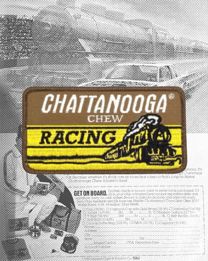 Vintage-Style Chattanooga Chew Racing Patch
