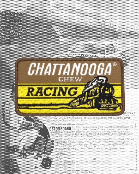 Vintage-Style Chattanooga Chew Racing Patch