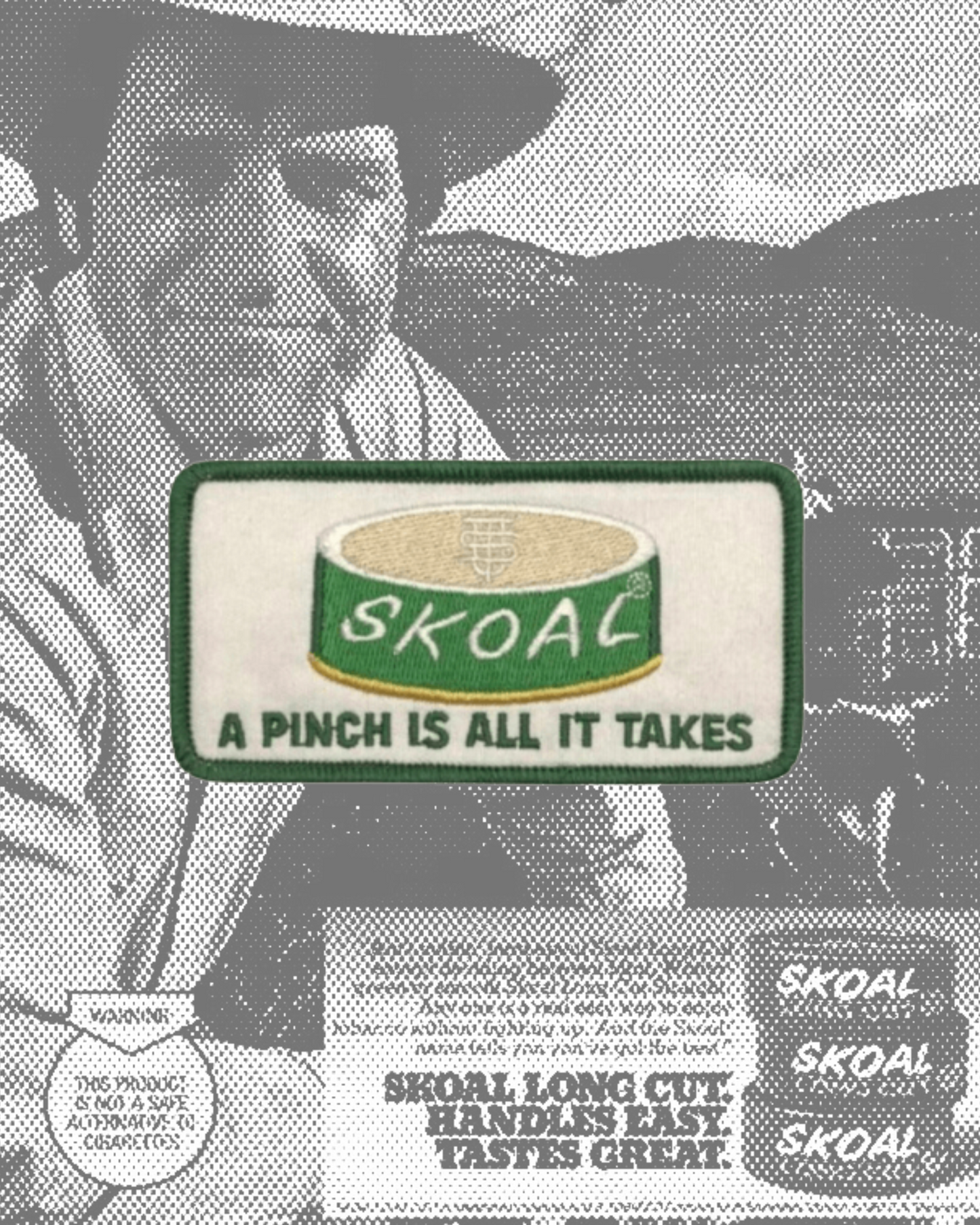 Vintage-Style Skoal Tobacco Pinch Patch