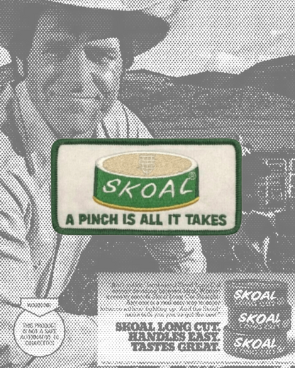 Vintage-Style Skoal Tobacco Pinch Patch