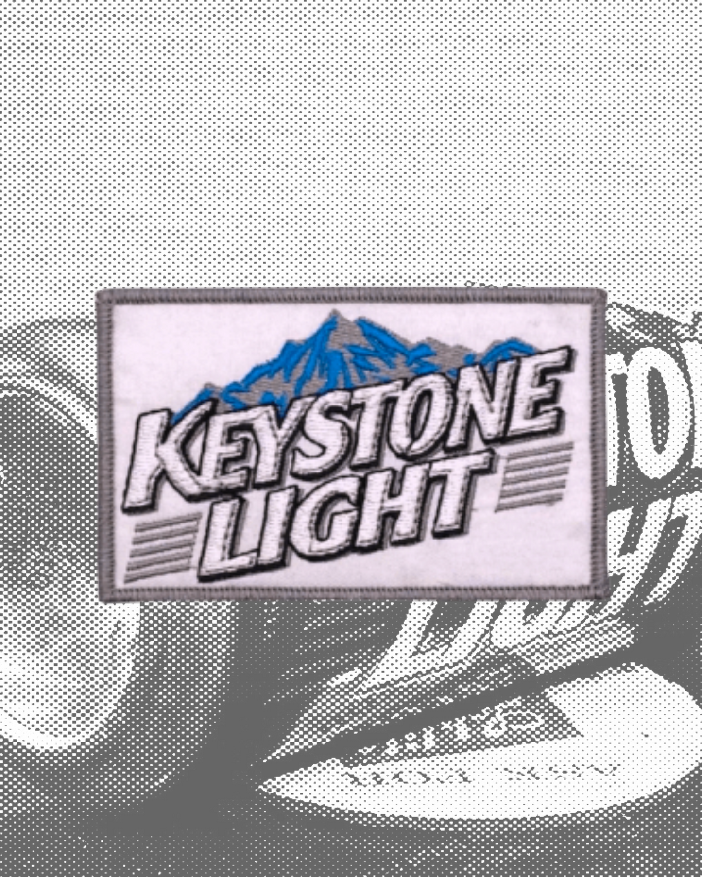 Vintage-Style Keystone Light Beer Patch