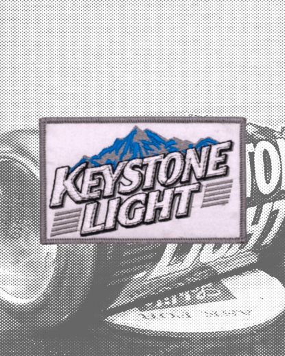 Vintage-Style Keystone Light Beer Patch