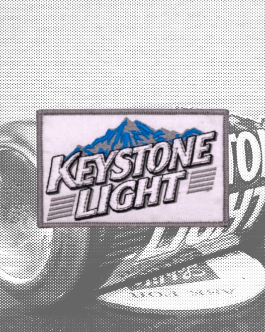Vintage-Style Keystone Light Beer Patch