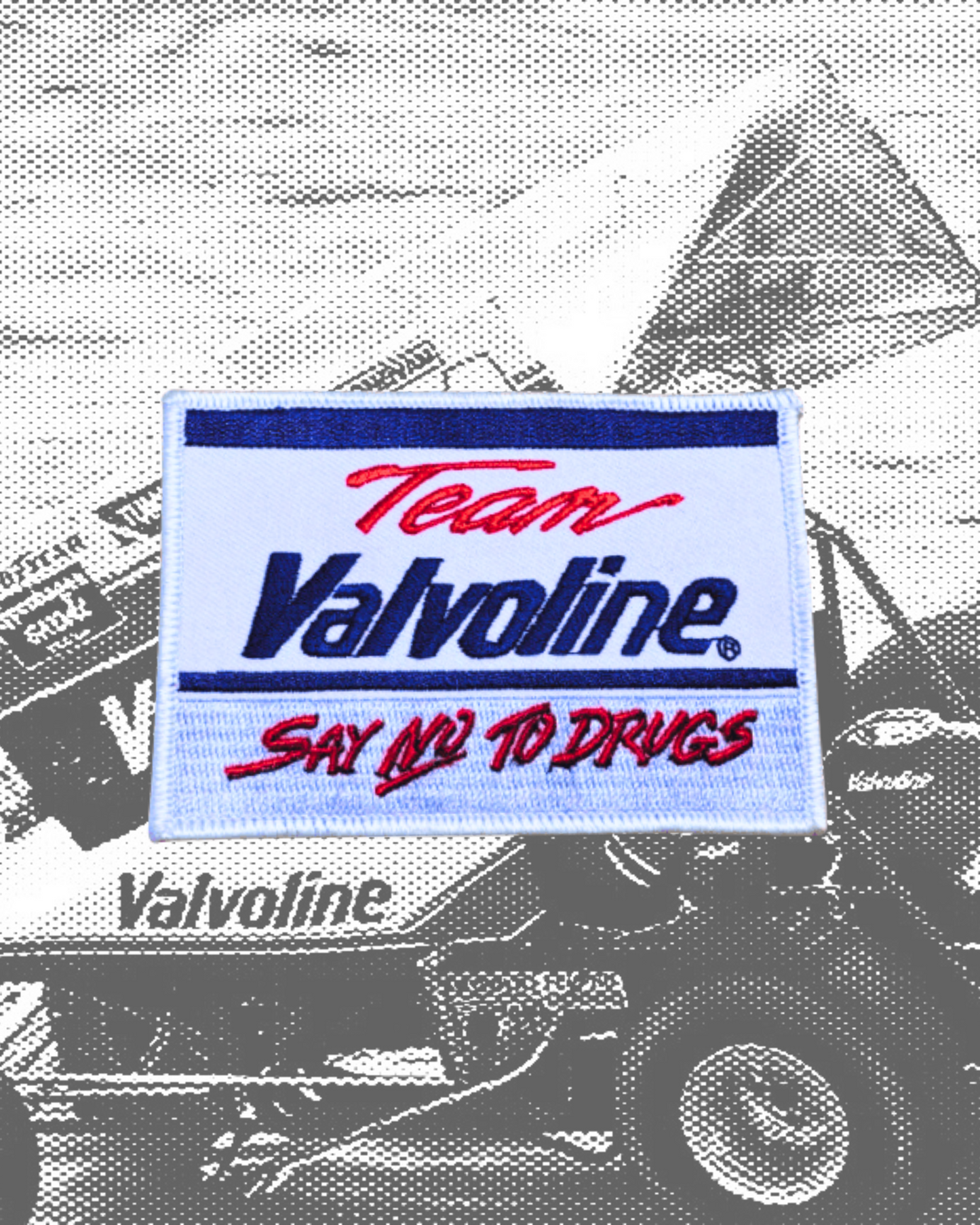 Vintage Team Valvoline Say No to Drugs Patch