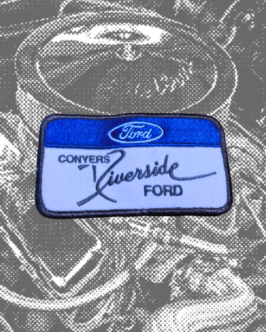 Vintage Conyers Riverside Ford Dealership Patch