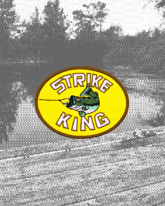Vintage-Style Strike King Fishing Lures Patch