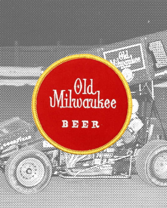 Vintage-Style Old Milwaukee Beer Patch