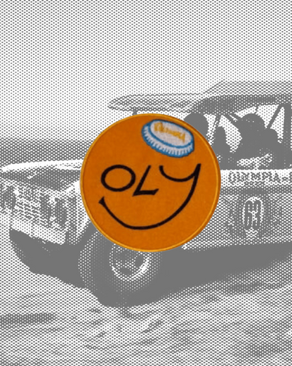 Vintage-Style "Oly" Olympia Beer Patch
