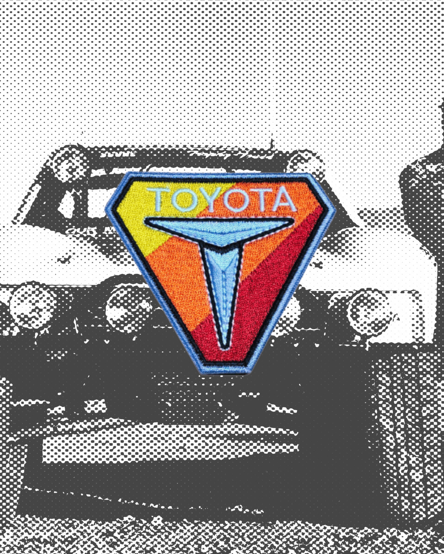 Vintage-Style Toyota "T" Badge Patch
