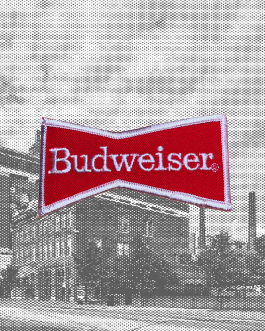 Vintage Budweiser Beer Original Logo Patch