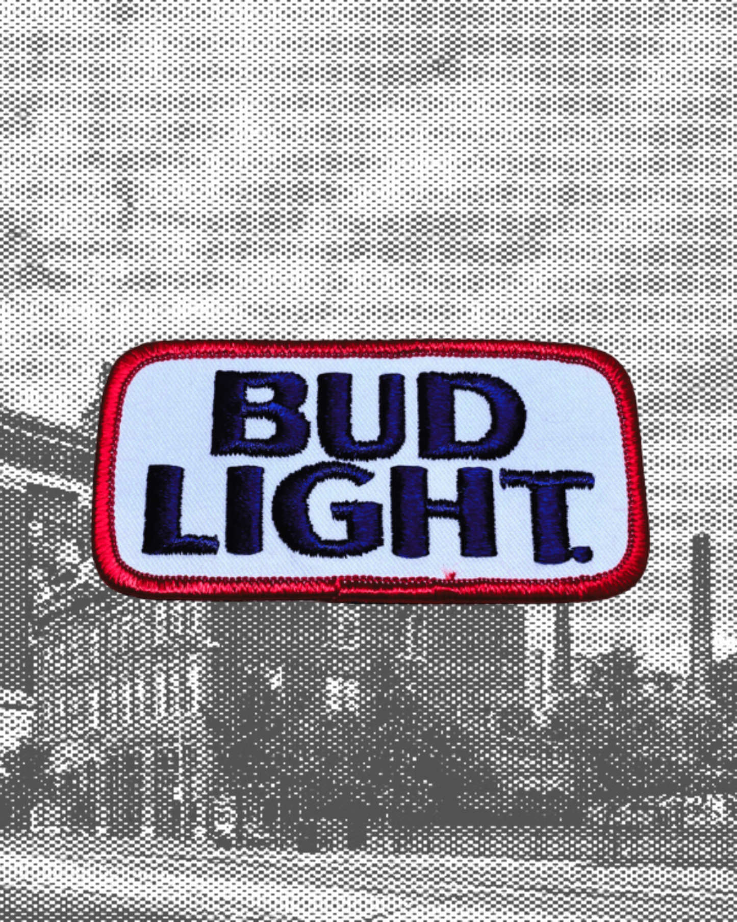 Vintage Bud Light Beer Logo Patches
