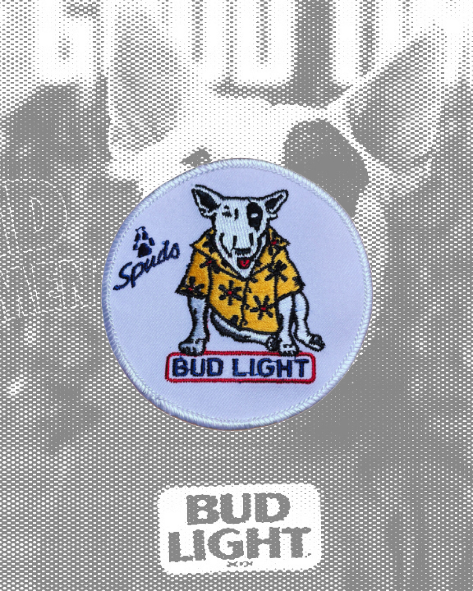 バドワイザー BUD LIGHT Spuds MacKenzie ピンバッジ AWESOME SPUDS