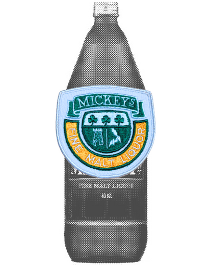 Vintage Mickey's Fine Malt Liquor Patch