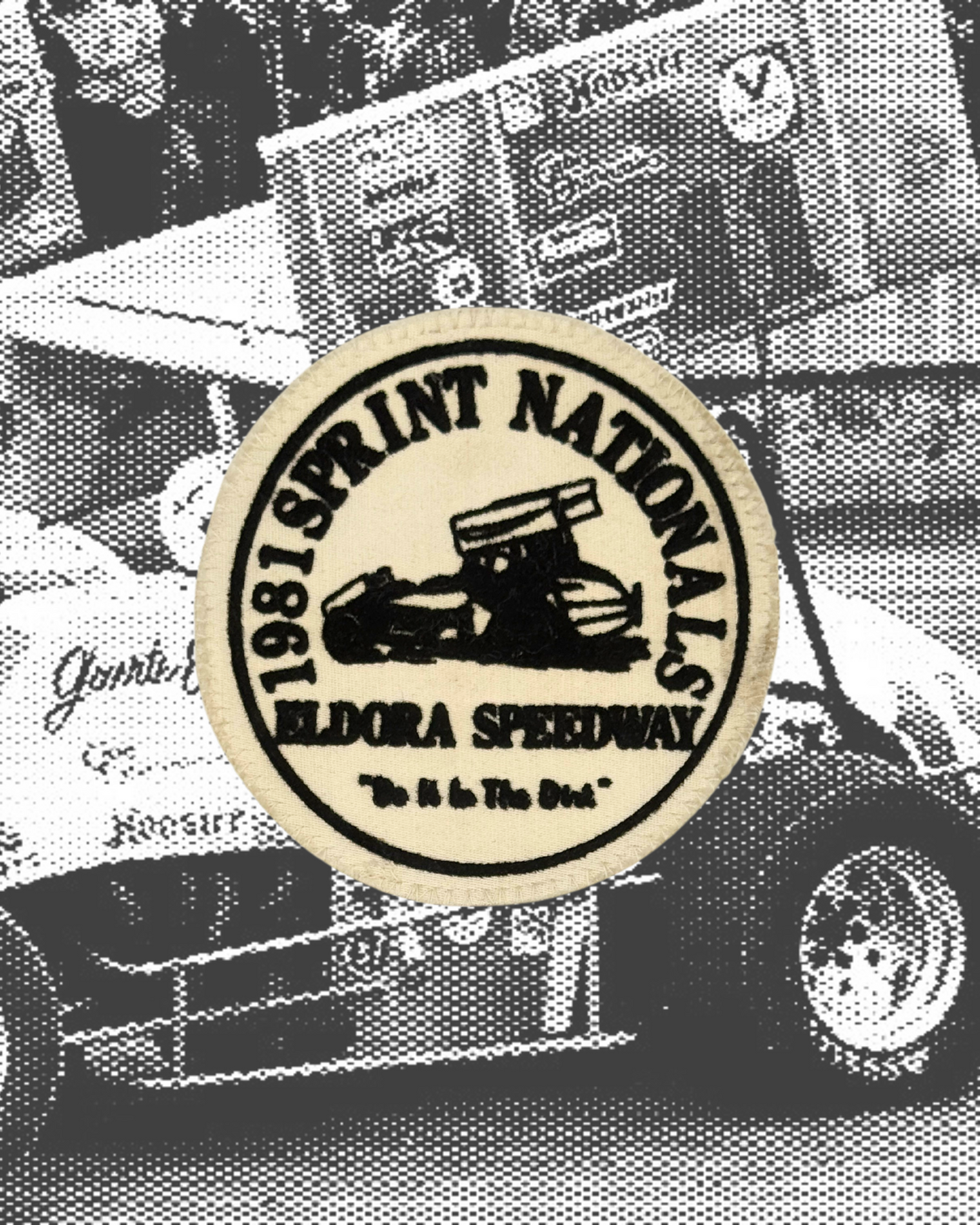 Vintage 1981  Eldora Speedway Sprint Nationals Patch
