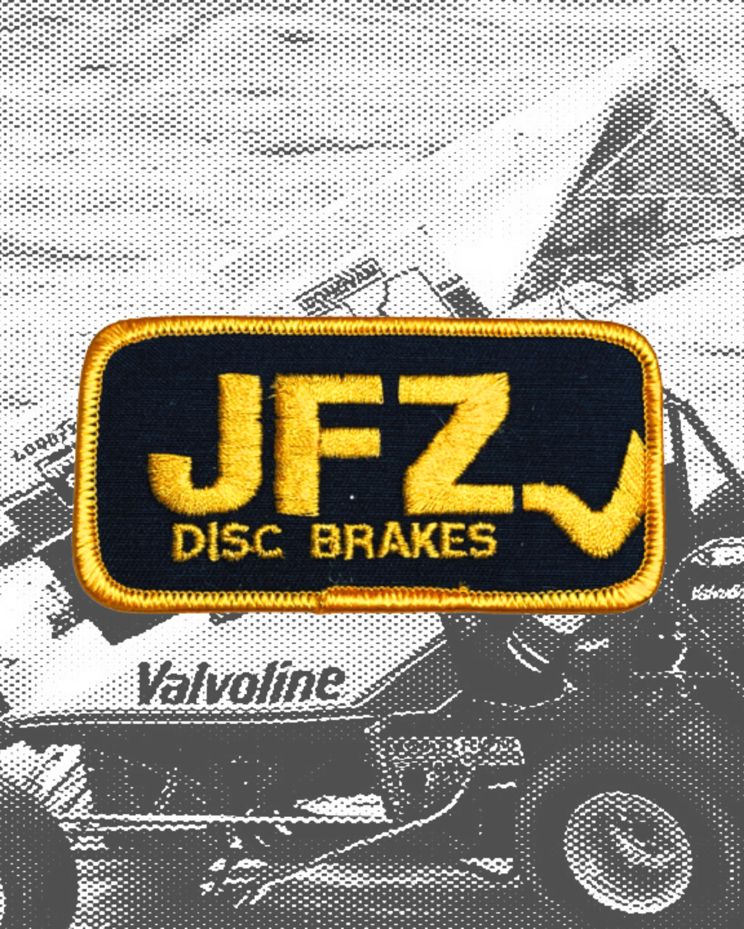 Vintage JFZ Disc Brakes Patch