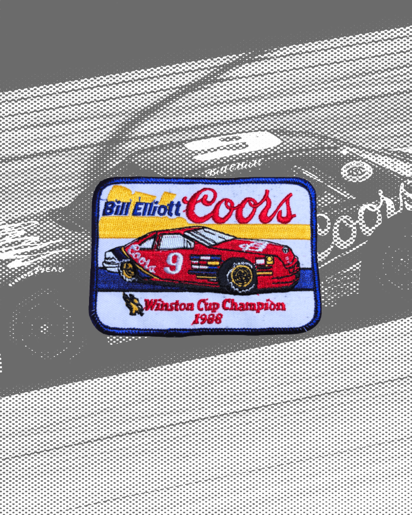 Vintage-Style Bill Elliott 1988 NASCAR Winston Cup Champion Patch