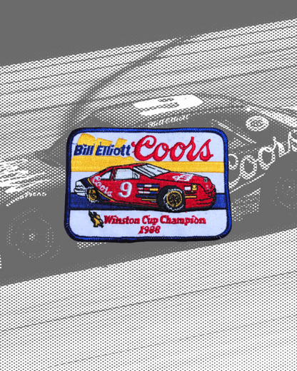 Vintage-Style Bill Elliott 1988 NASCAR Winston Cup Champion Patch