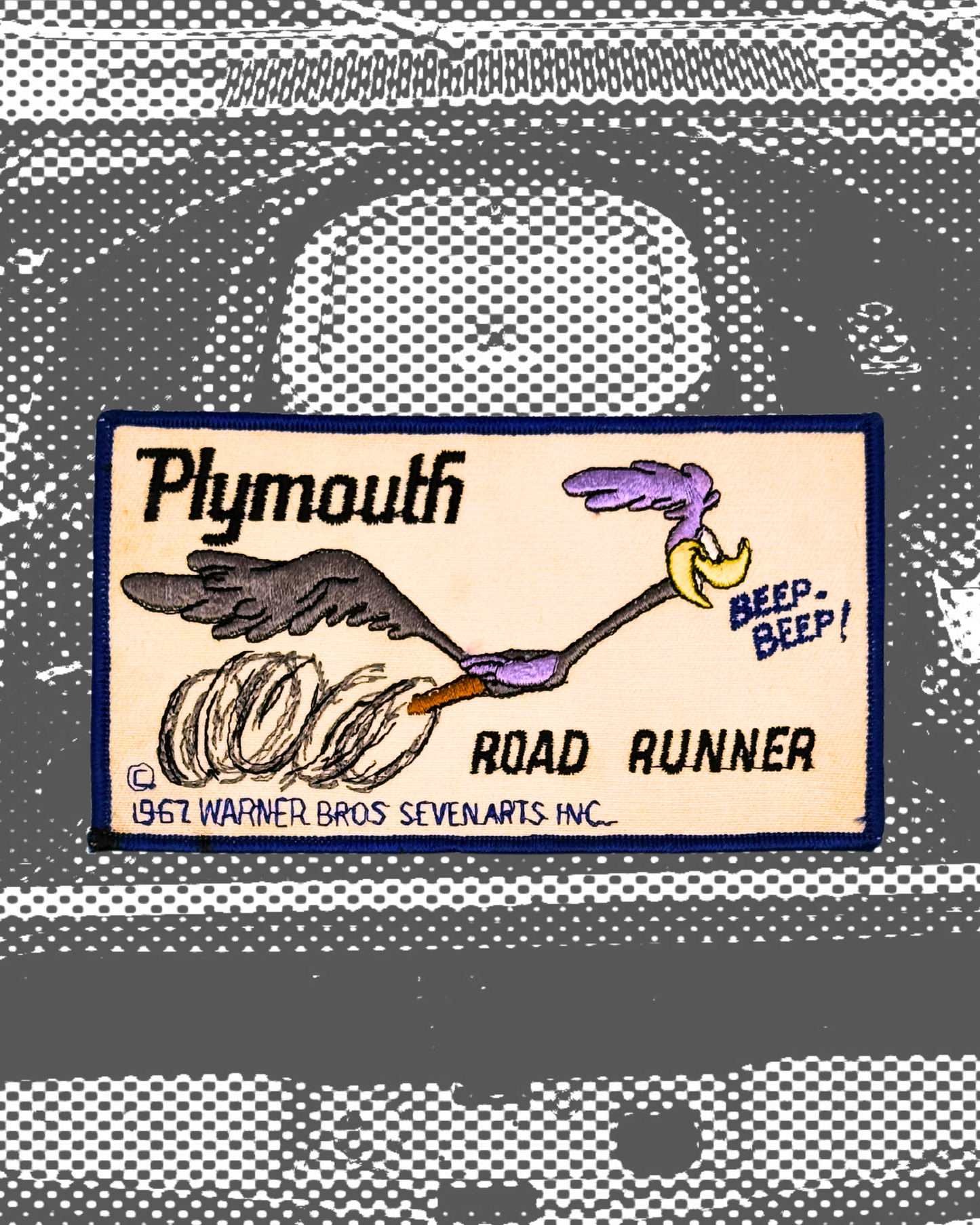 Vintage 60s Plymouth Road Runner Patch