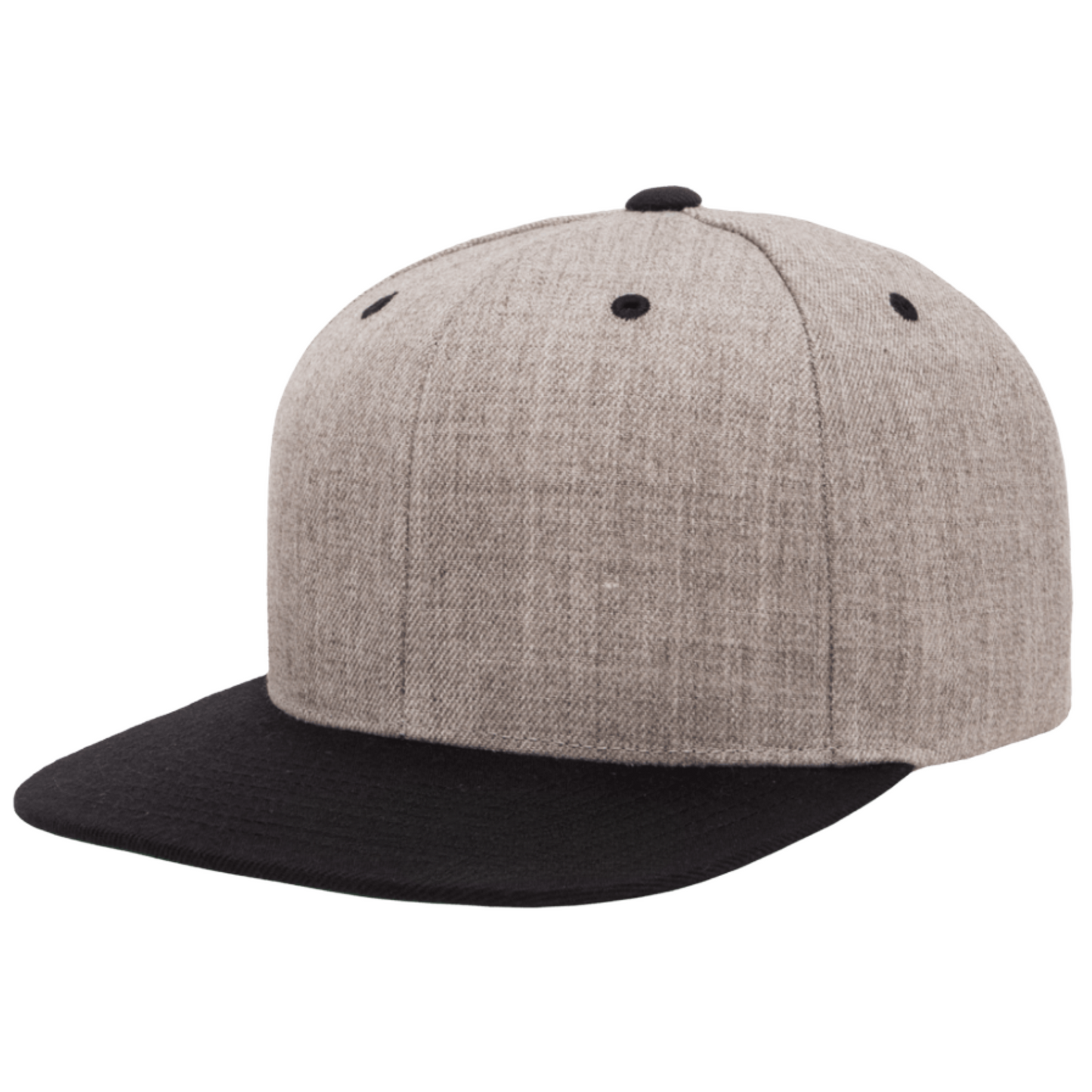 6-Panel High-Profile Snapback Pro-Style Wool Blend Hat