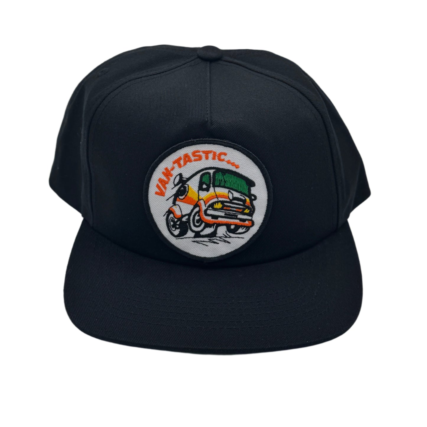 5-Panel Unstructured Snapback Hat with Van-Tastic Patch