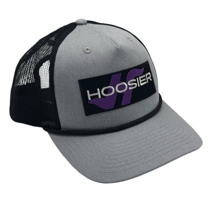 5-Panel Rope Snapback Trucker Hat with New Hoosier Racing Tire Logo Patch
