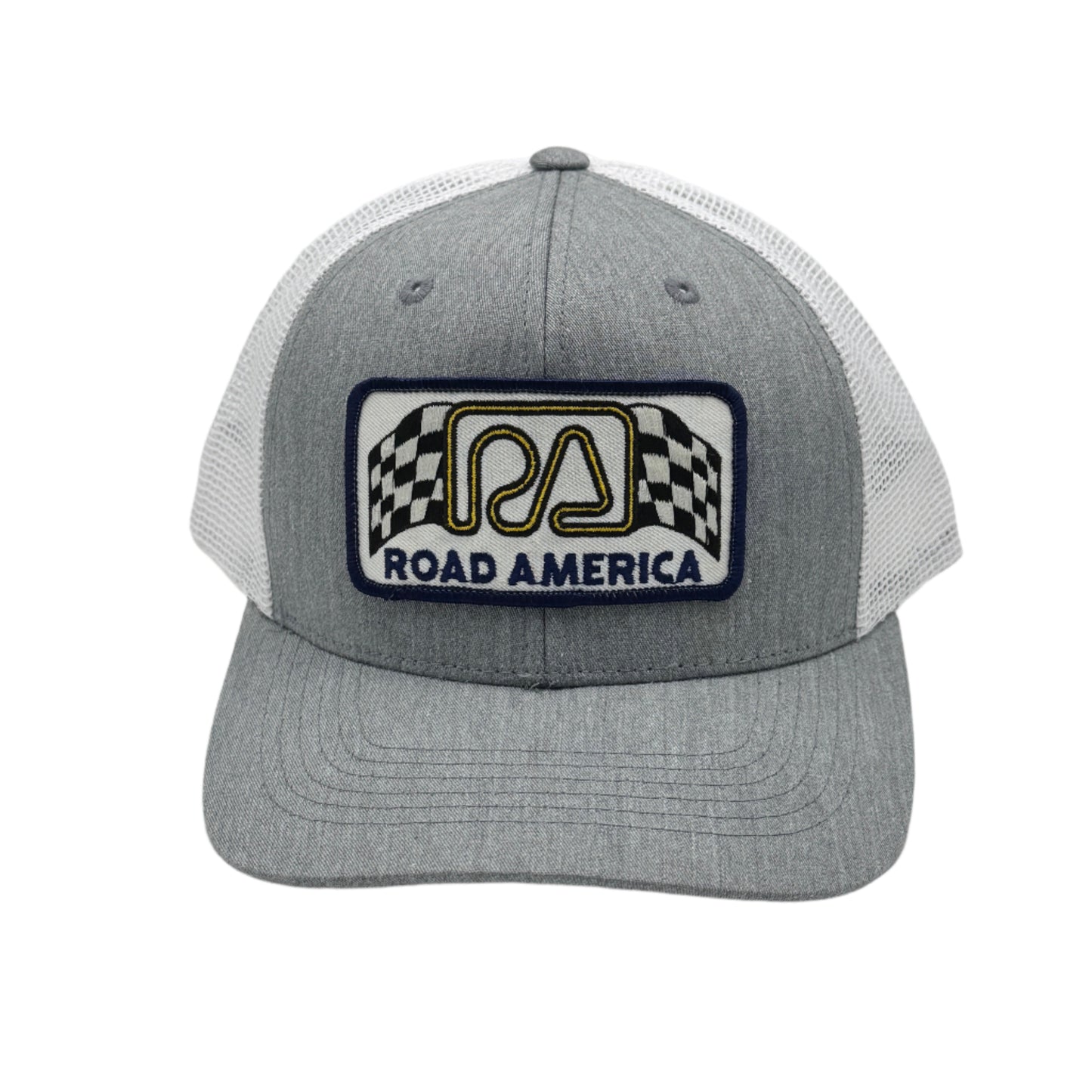 6-Panel Snapback Trucker Hat with Vintage Road America Patch