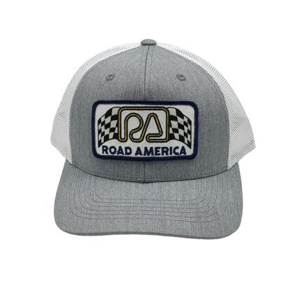6-Panel Snapback Trucker Hat with Vintage Road America Patch