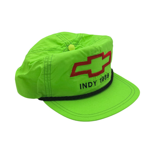 Vintage 1989 Indy 500 Chevy Snapback Rope Cap