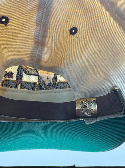 Vintage New Old Stock World's Toughest Rodeo Leather Slide Hat