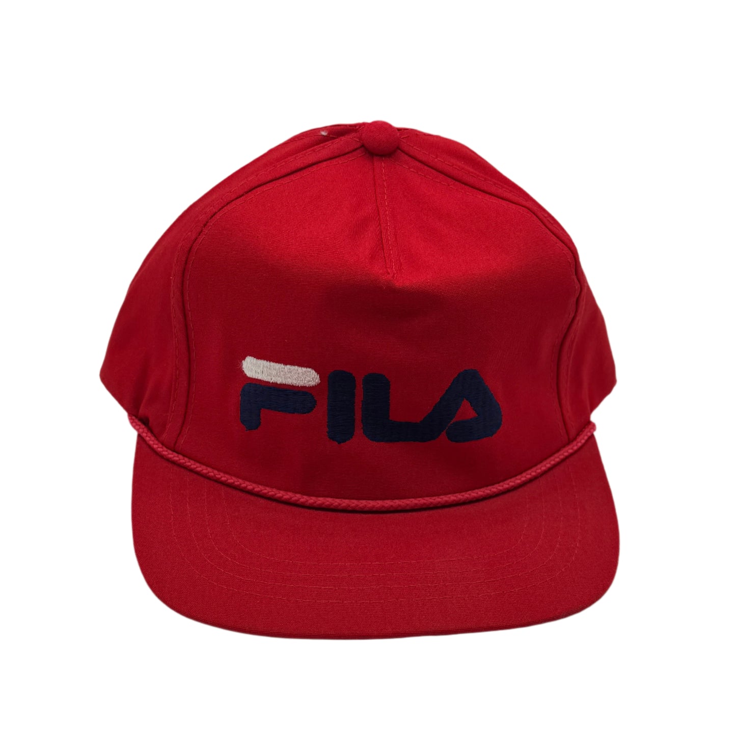 Vintage Fila Yupoong High-Crown Rope Snapback Hat