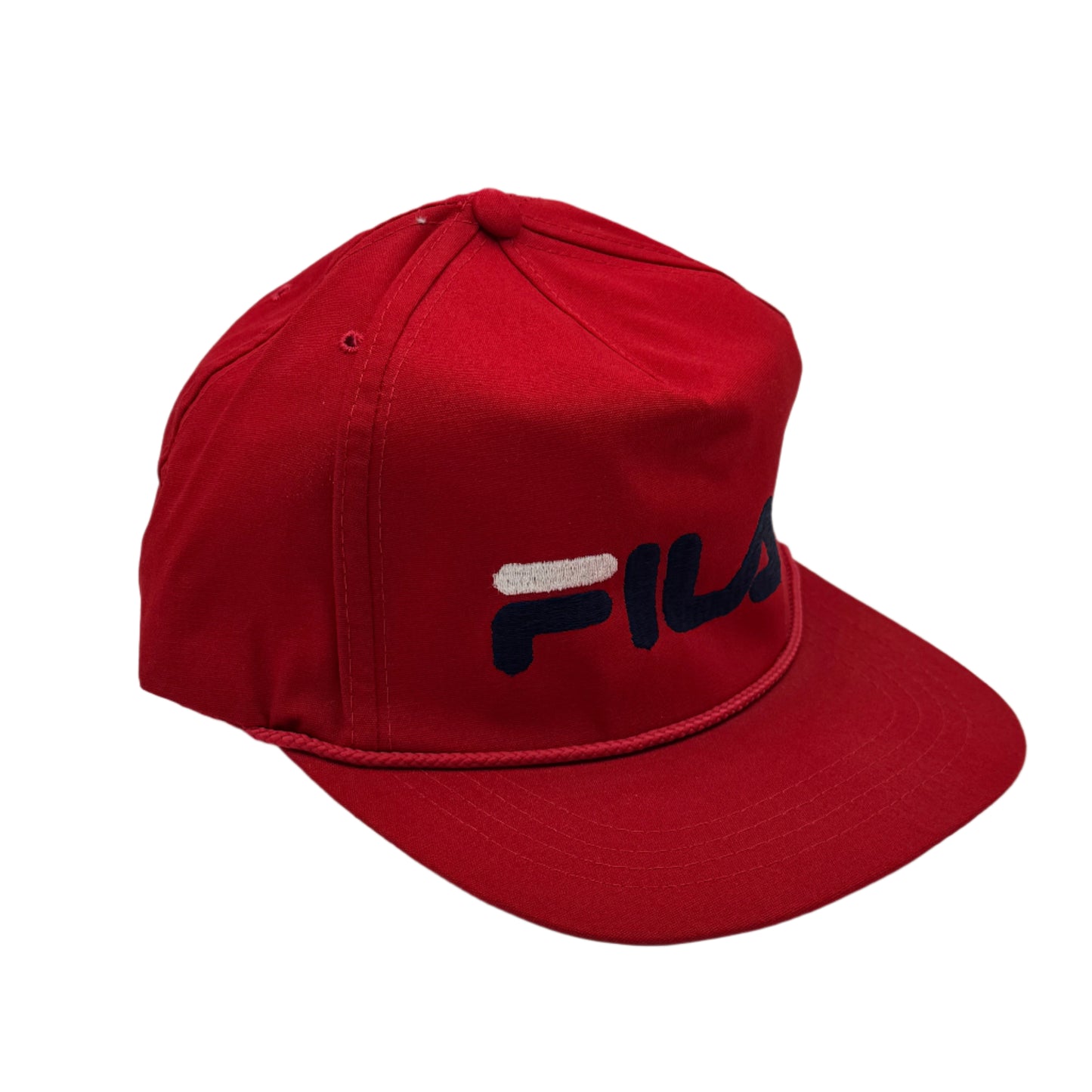 Vintage Fila Yupoong High-Crown Rope Snapback Hat