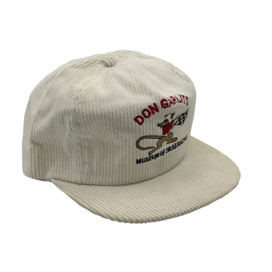 Vintage Don Garlits Museum of Drag Racing Corduroy High-Profile Snapback Hat