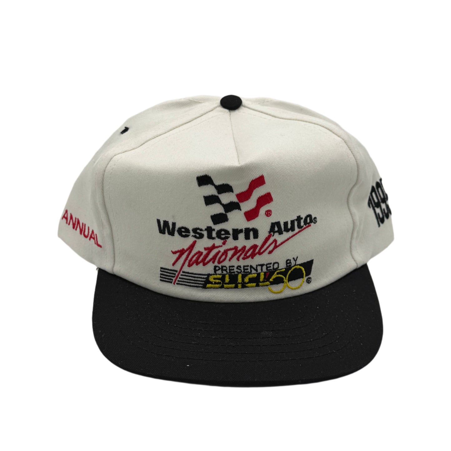 Vintage New Old Stock 1995 NHRA Western Auto Nationals Snapback Hat